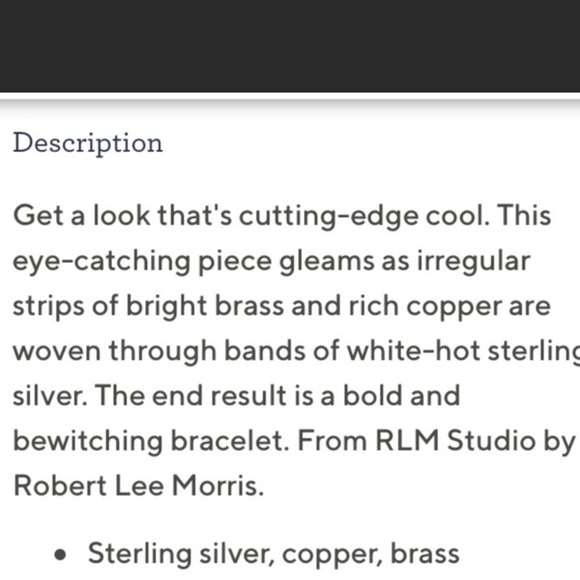 RLM Studio Basket Weave Cuff Bracelet - Picture 3 of 12